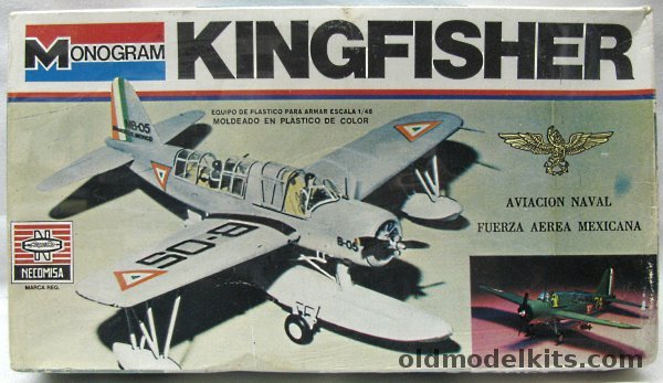 Monogram 1/48 OS2U Kingfisher Mexican Naval Air Force - Wheels or Floats, 5304A plastic model kit